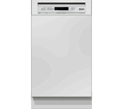 Miele G4700 Sci BRWS Slimline Semi-Integrated Dishwasher - White